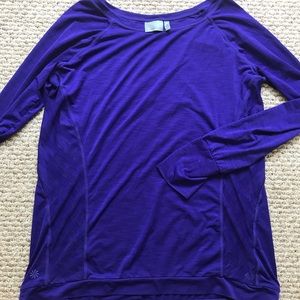 Athleta long sleeve workout top